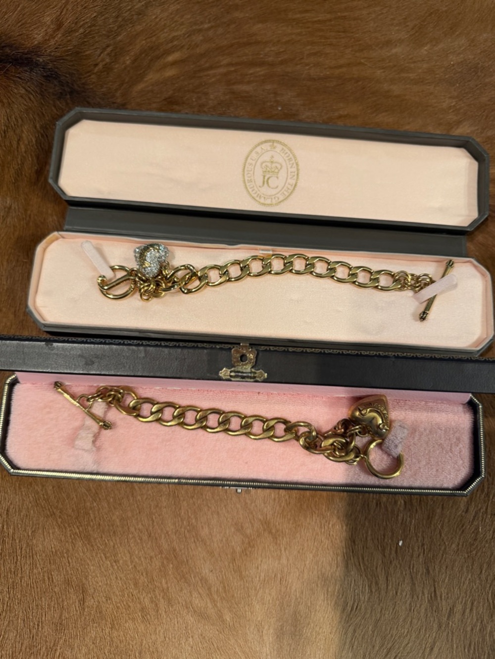 Vintage Y2K Juicy couture heart charm bracelets